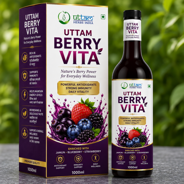 UTTAM BERRY VITA JUICE 1000ML