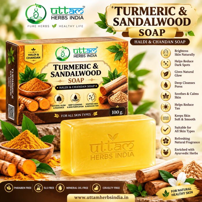 **HALDI & CHANDAN SOAP 100GM**